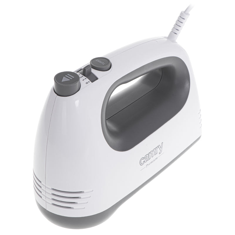 Mixer de mână 750 W cu funcție Turbo, 5 viteze, Camry CR4220W