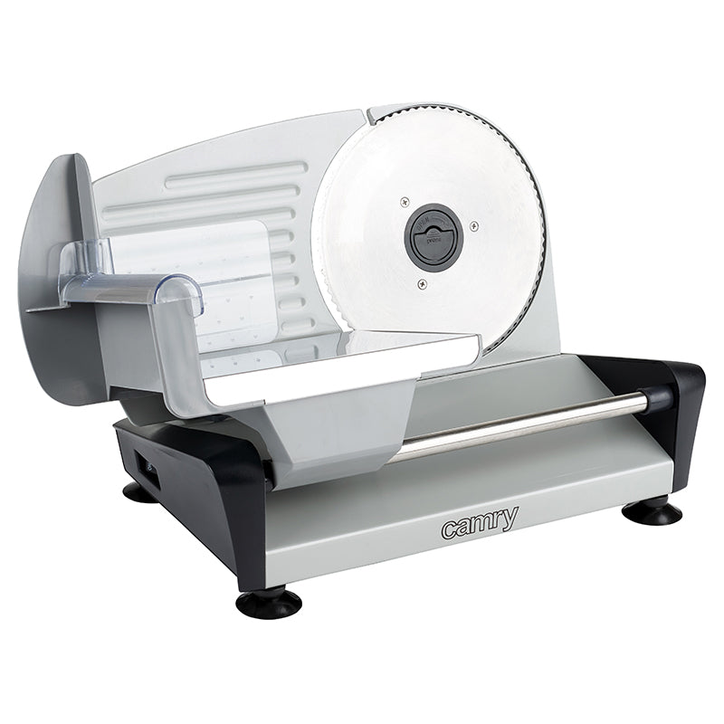 Feliator alimente din inox, putere 200 W, felieri reglabile, siguranță - Camry CR4702