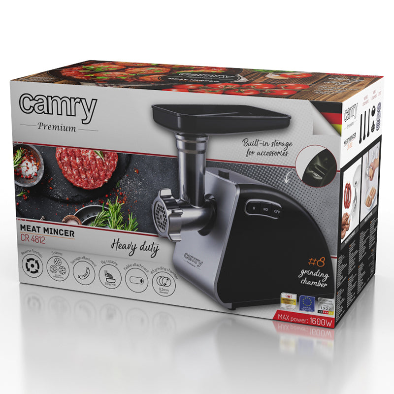 Mașina de tocat carne 1600 W cu accesorii Camry CR4812