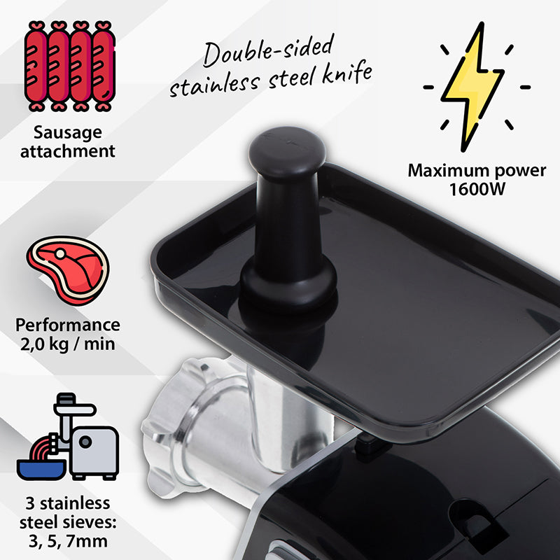 Mașina de tocat carne 1600 W cu accesorii Camry CR4812