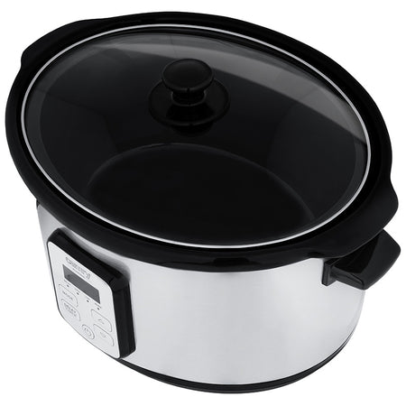 Slow cooker 4,7 l cu bol ceramic, afisaj LED, 270 W Camry CR6414