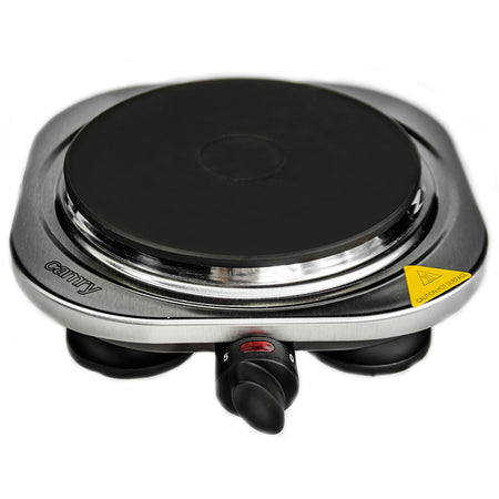 Plită electrică cu termostat, 1500 W, inox, Camry CR6510