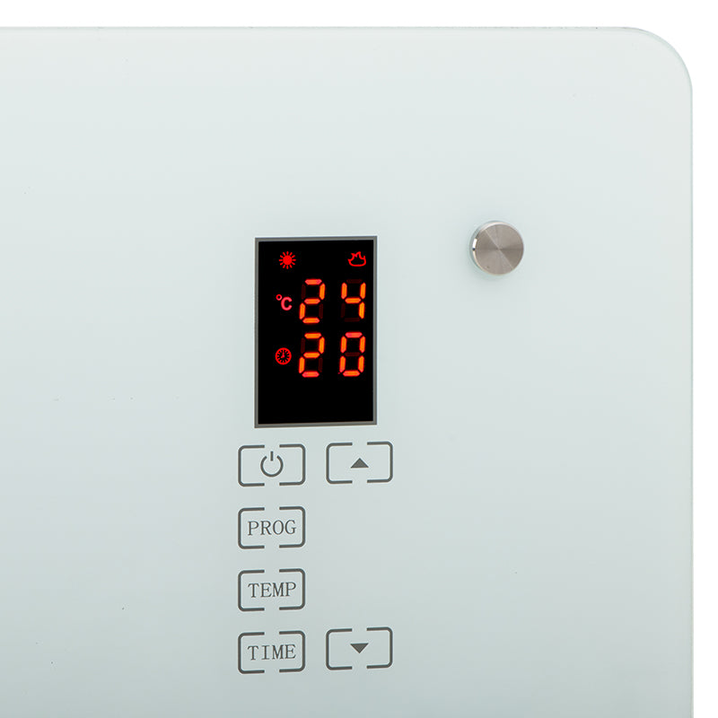Convector sticlă cu telecomandă, panou touch, 1500 W, Camry CR7721