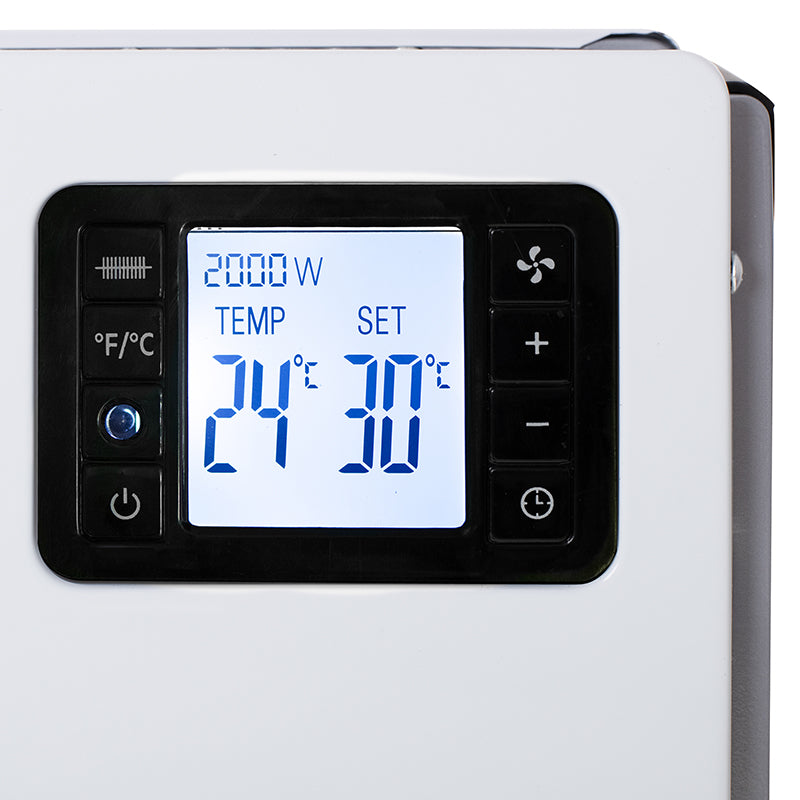 Convector electric cu telecomandă și panou LCD, 2000 W Camry CR7739