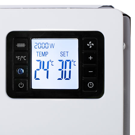 Convector electric cu telecomandă și panou LCD, 2000 W Camry CR7739
