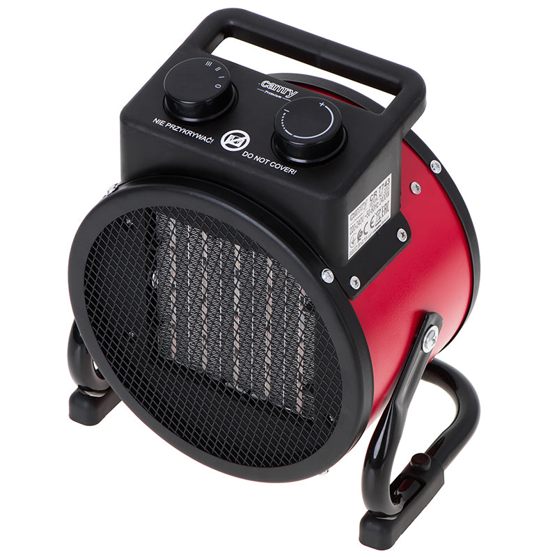 Aerotermă ceramică cu 2 trepte de putere de 2400 W și carcasă metalică Camry CR7743