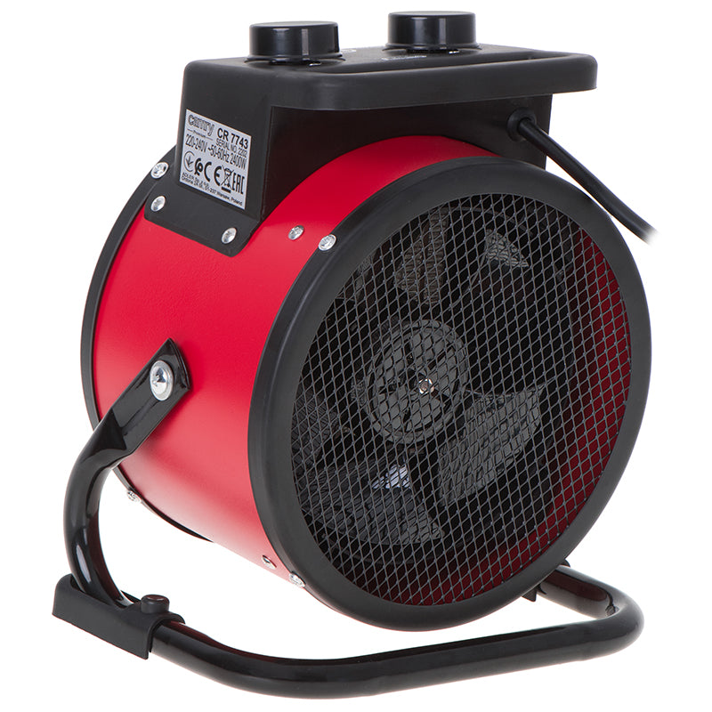 Aerotermă ceramică cu 2 trepte de putere de 2400 W și carcasă metalică Camry CR7743