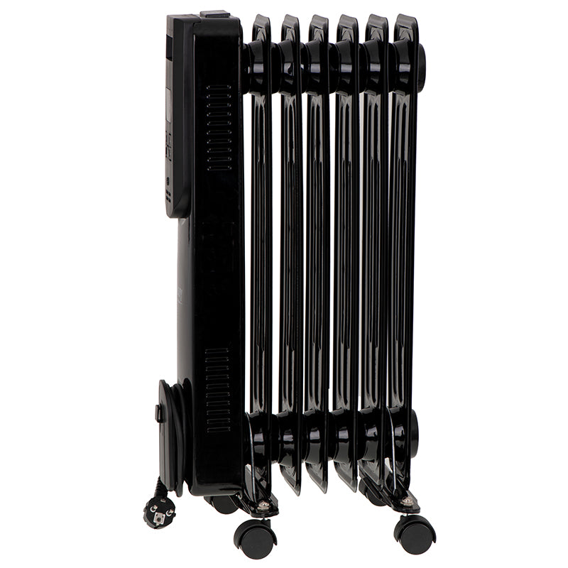 Radiator cu ulei, 7 elementi, LED, 1500 W, telecomandă, Camry CR7812