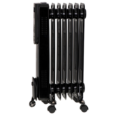 Radiator cu ulei, 7 elementi, LED, 1500 W, telecomandă, Camry CR7812