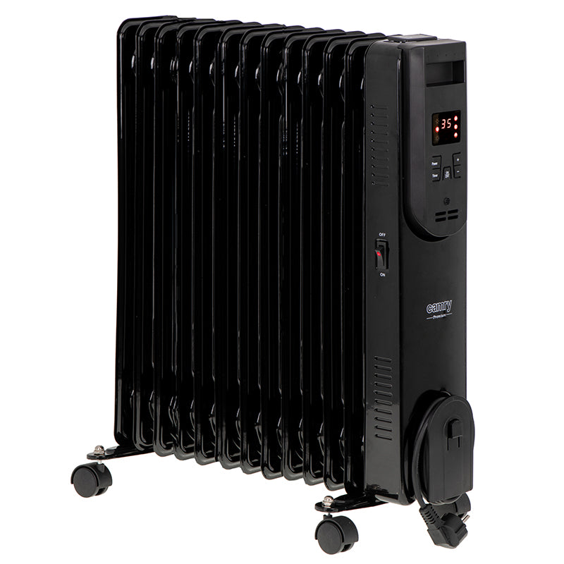Radiator ulei 13 elementi 2500 W cu display LED și telecomandă Camry CR7814