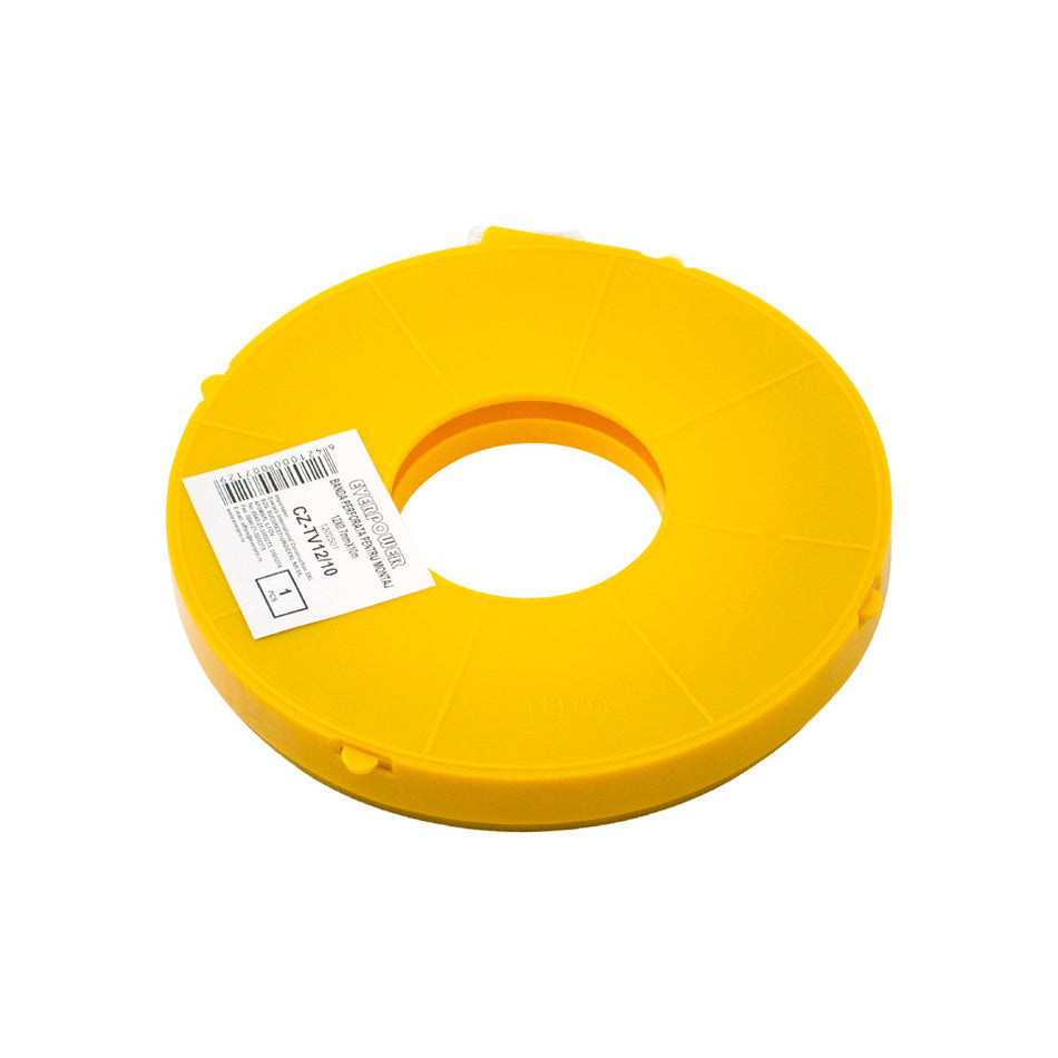 Bandă perforată pentru montaj 12 mm × 0,8 mm × 10 m