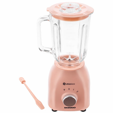 Blender de masă 1.5 l 500 W sticlă crem cu funcție Pulse Daewoo D-DB100