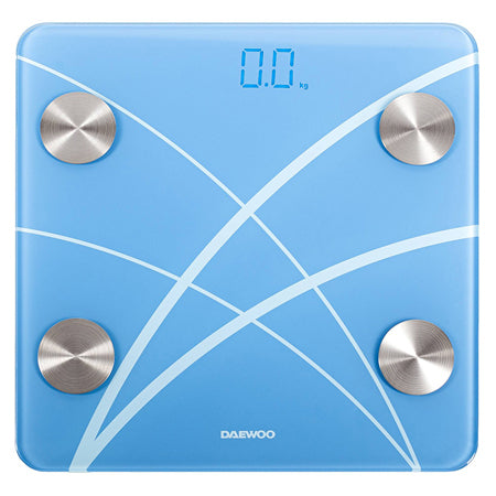 Cântar corporal electronic cu Bluetooth din sticlă securizată, 180 kg Daewoo D-DBS180B