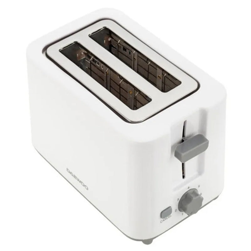 Toaster 6 niveluri rumenire 750 W alb, tava firimituri, Daewoo D-DBT40W