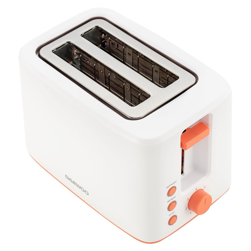 Toaster 900 W cu 2 felii și 7 trepte, Daewoo