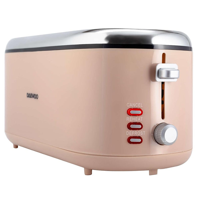 Toaster 1500 W, 2 felii, crem, indicator luminos, Daewoo D-DBT90C