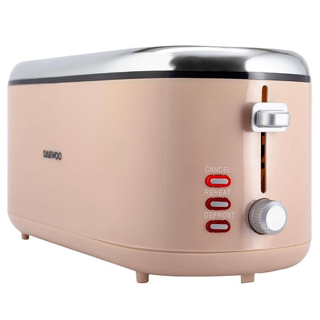 Toaster 1500 W, 2 felii, crem, indicator luminos, Daewoo D-DBT90C