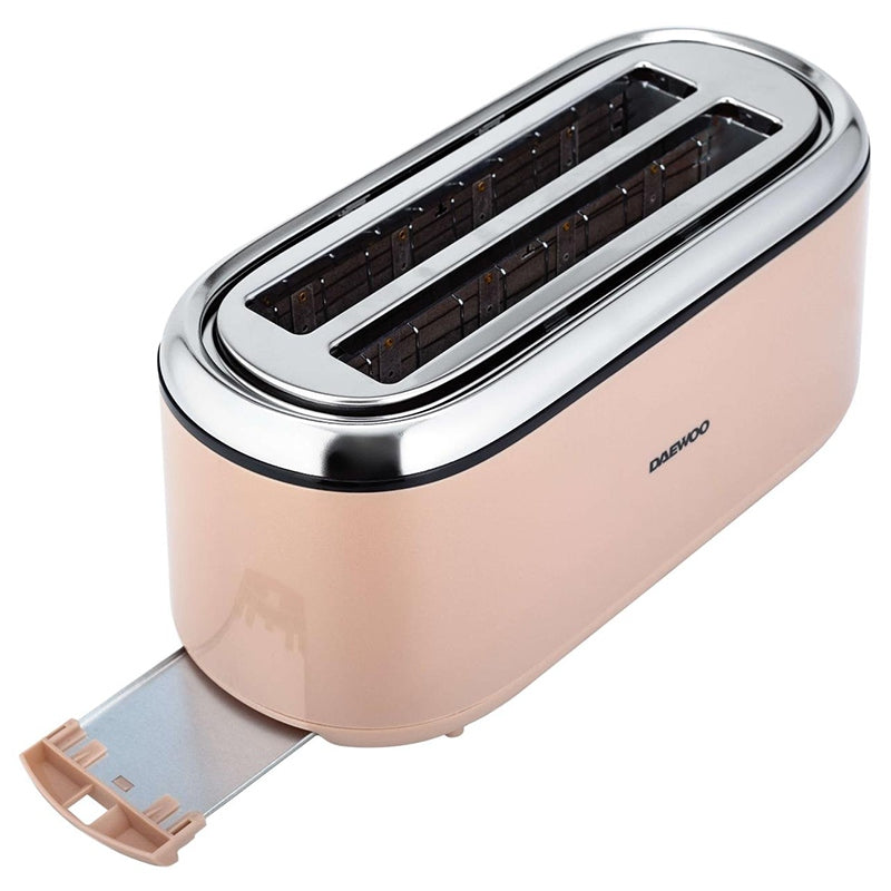 Toaster 1500 W, 2 felii, crem, indicator luminos, Daewoo D-DBT90C