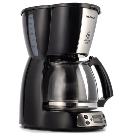 Cafetieră cu panou digital, 1.5 l, 900 W, timer, LCD Daewoo D-DCM900B