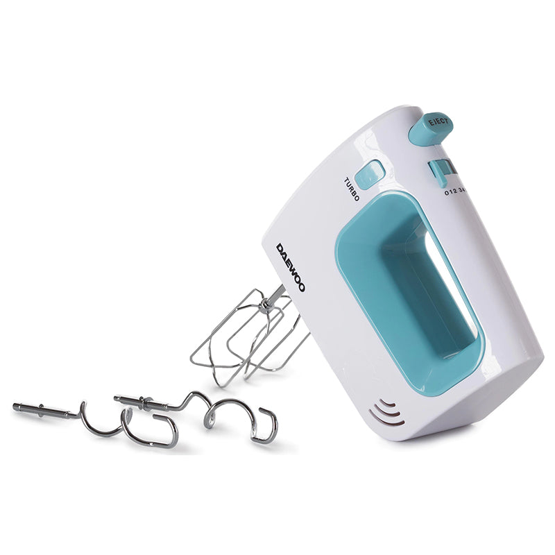 Mixer de mână cu 5 viteze și funcție turbo, 300 W Daewoo D-DHM122LB
