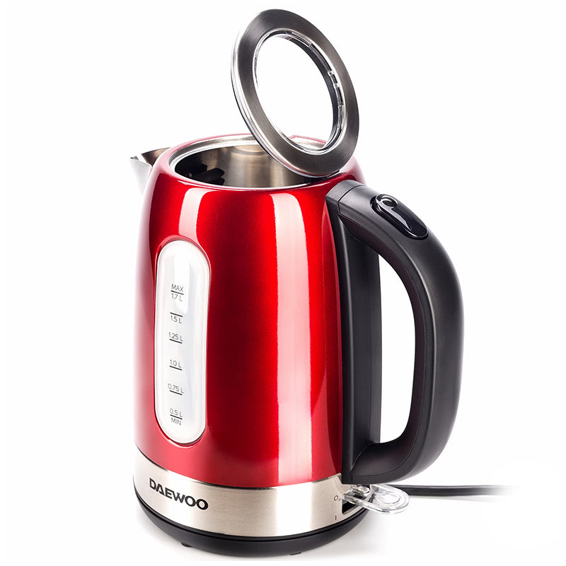 Fierbător electric cordless inox 1.7 l auto-oprire Daewoo D-DK2400R