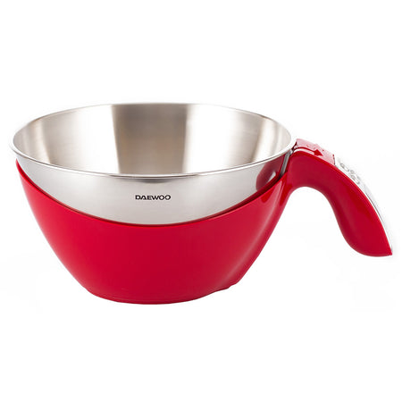 Cântar de bucătărie cu bol din inox de 5 kg cu precizie de 1 g Daewoo D-DKS45R