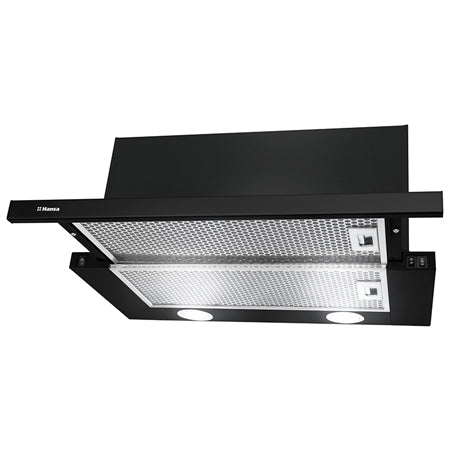 Hotă telescopică incorporabilă, filtru aluminiu, LED, 60 cm, Hansa D-OTP6241BH