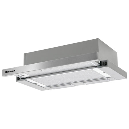 Hotă telescopică cu 3 trepte de putere, 60 cm, debit 429 m³/h, Hansa