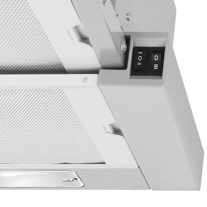Hotă telescopică cu 3 trepte de putere, 60 cm, debit 429 m³/h, Hansa