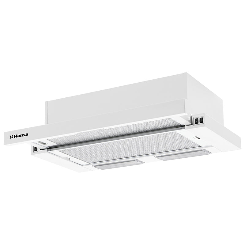 Hotă telescopică cu 3 trepte de putere, 60 cm, debit 429 m³/h, Hansa
