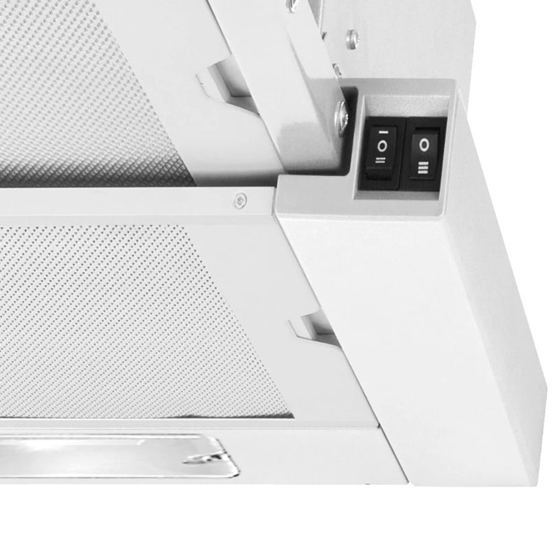 Hotă telescopică cu 3 trepte de putere, 60 cm, debit 429 m³/h, Hansa