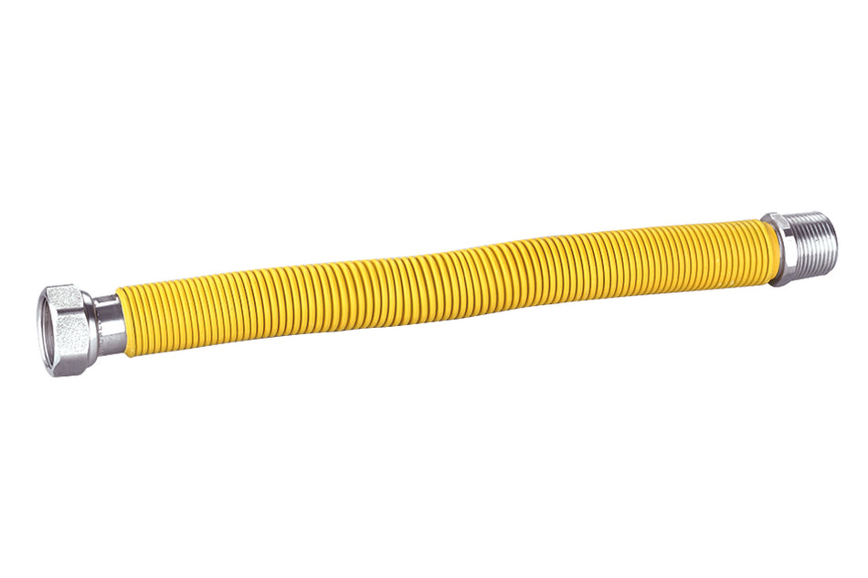 Racord flexibil extensibil din inox pentru gaz cu filet interior-exterior 3/4 inch și lungime reglabilă 50-100 cm