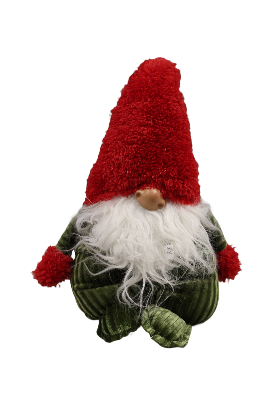 Xmas Figurina Textil Gnom Alb Rosu 7630