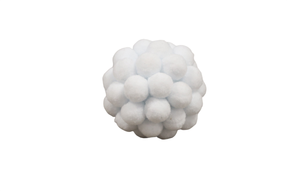 Xmas Glob 8 Cm Zmeura Alba A1-51670w8