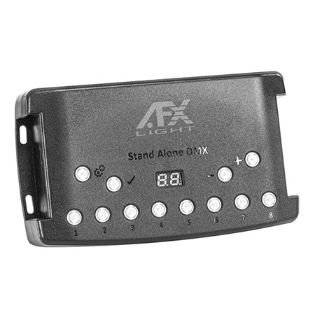 Interfață USB DMX cu controller, mod Stand Alone, compatibil LED Player și card SD Ibiza Light DMX-PANEL-512
