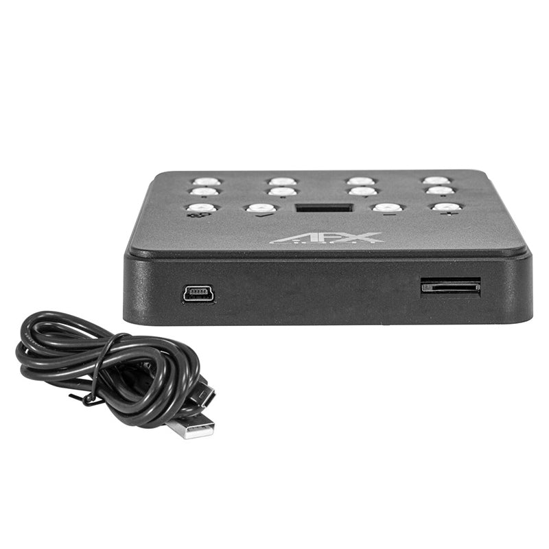 Interfață DMX-USB montaj perete, 512 canale, LED, Stand Alone Ibiza Light DMX-SLIMPANEL