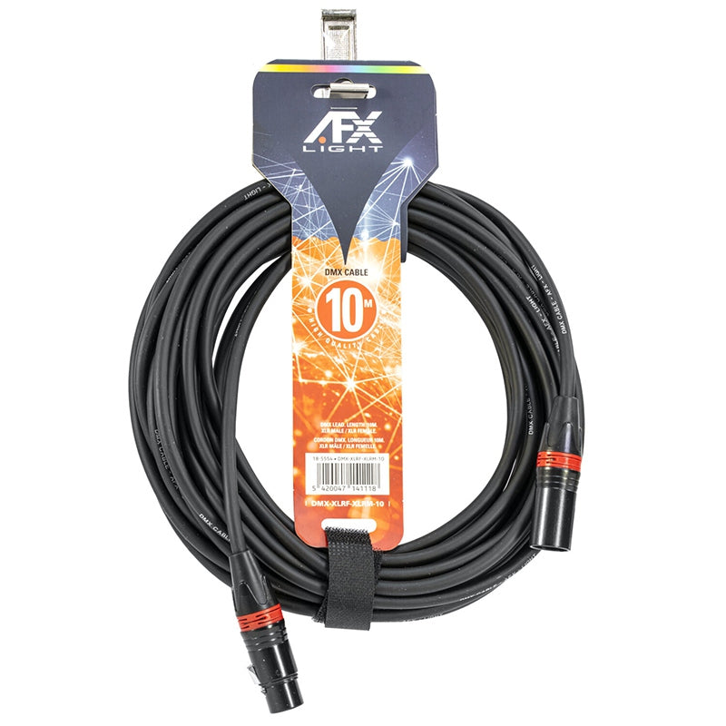 Cablu DMX tata-mama cu conectori XLR pentru instalații de scenă AFX