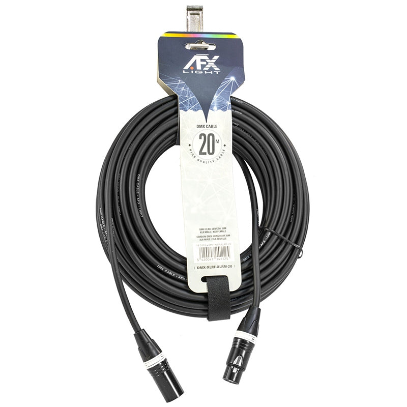 Cablu DMX tata-mama cu conectori XLR pentru instalații de scenă AFX