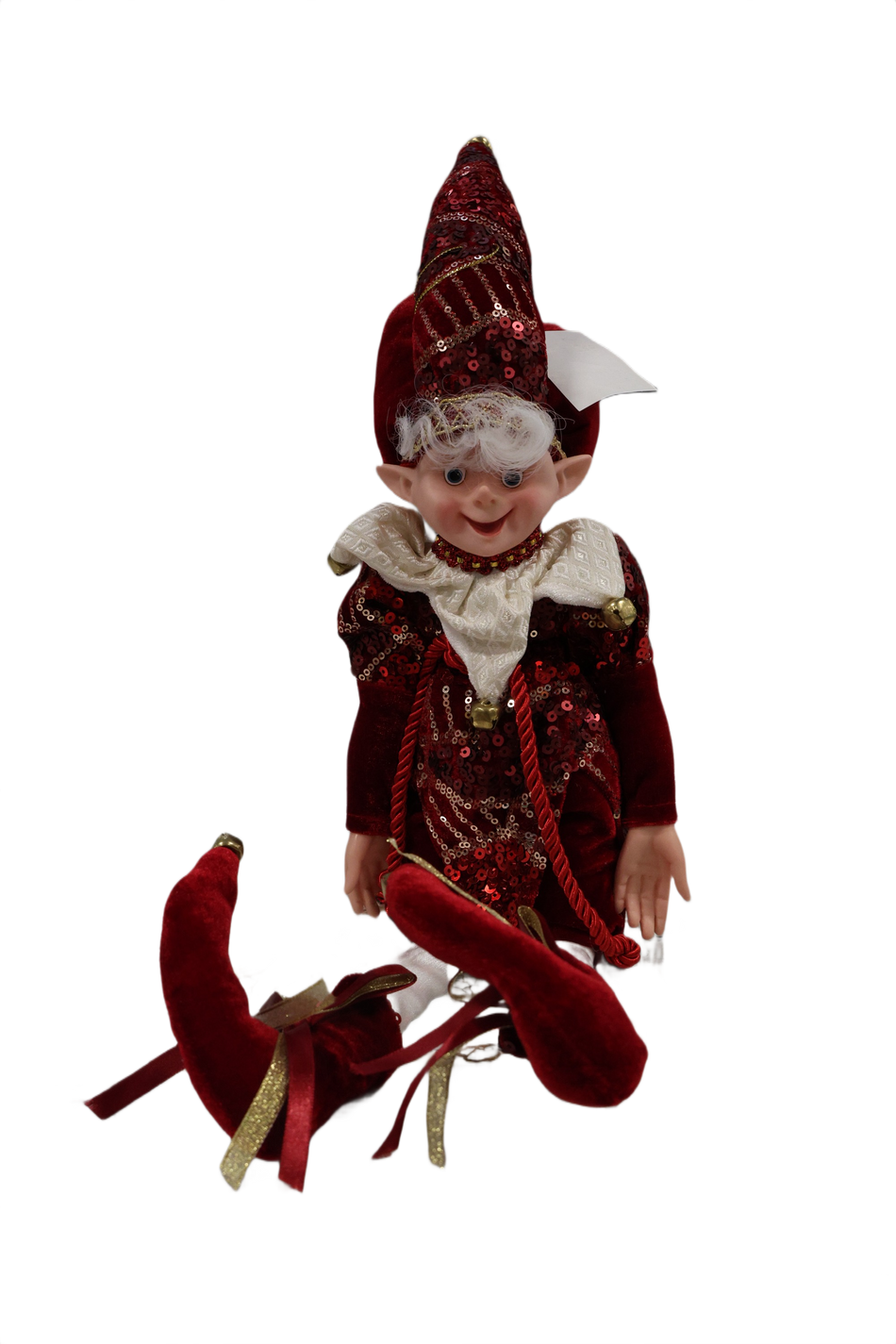 Xmas Elf Catifea Rosu 60 Cmbj01