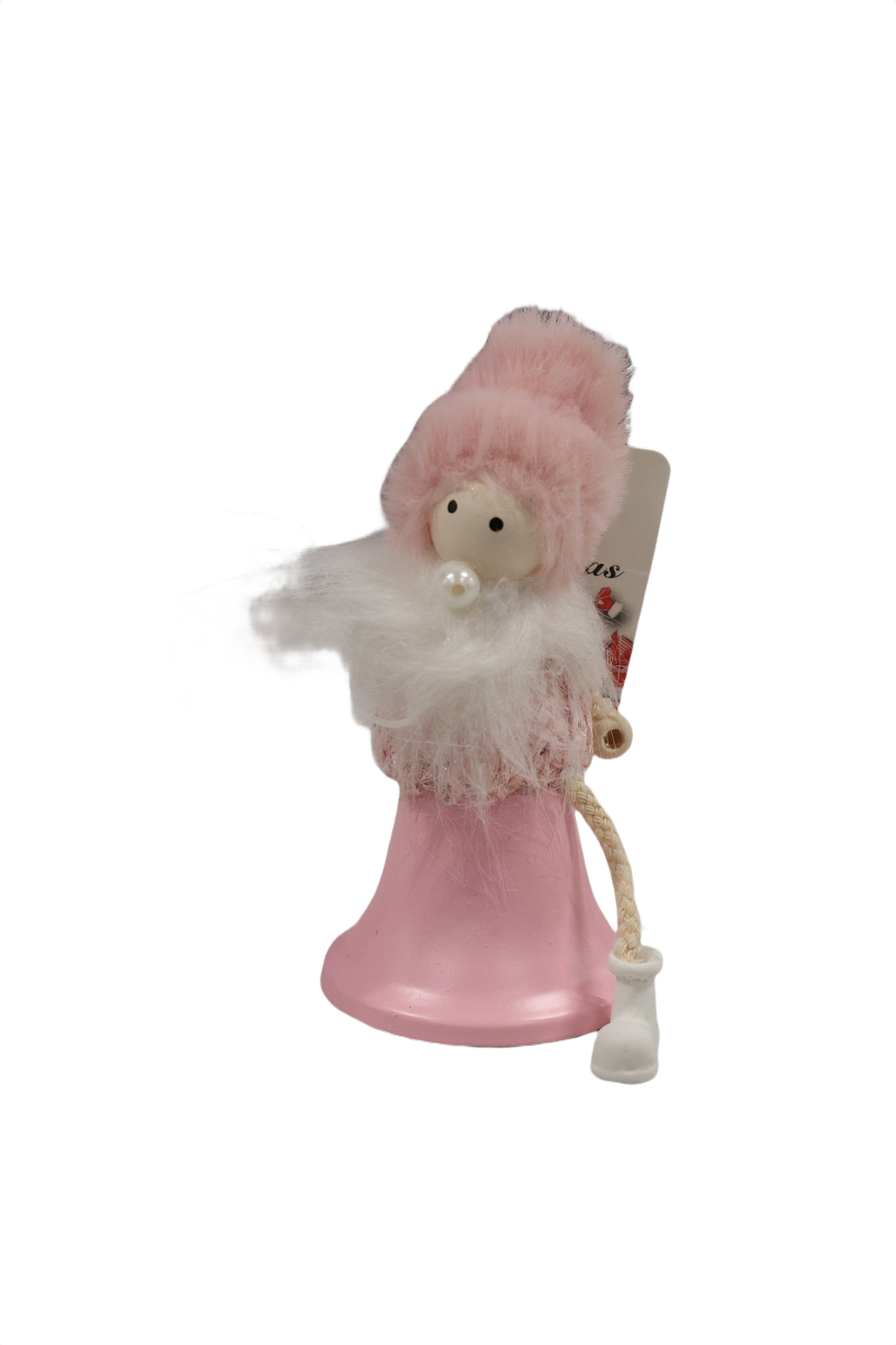Xmas Figurina Cu Picioare Textil Roz Abc 7300