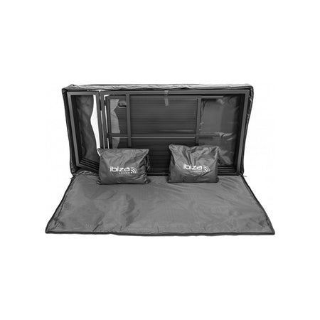 Pupitru DJ portabil 130 cm cu husă transport Ibiza Sound DS40