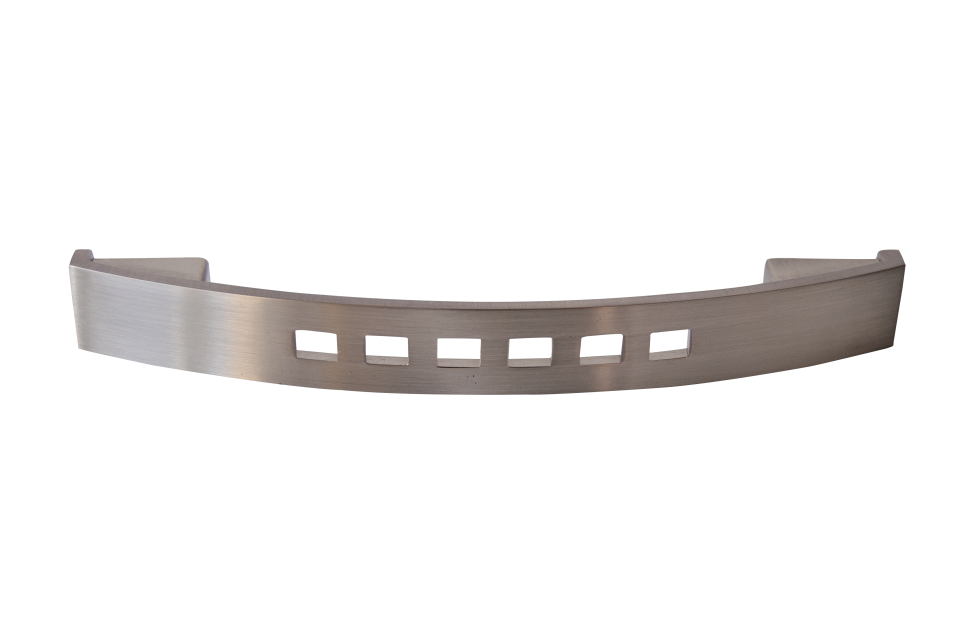 Mâner mobilier HOLEY nichel cu interax de 128 mm