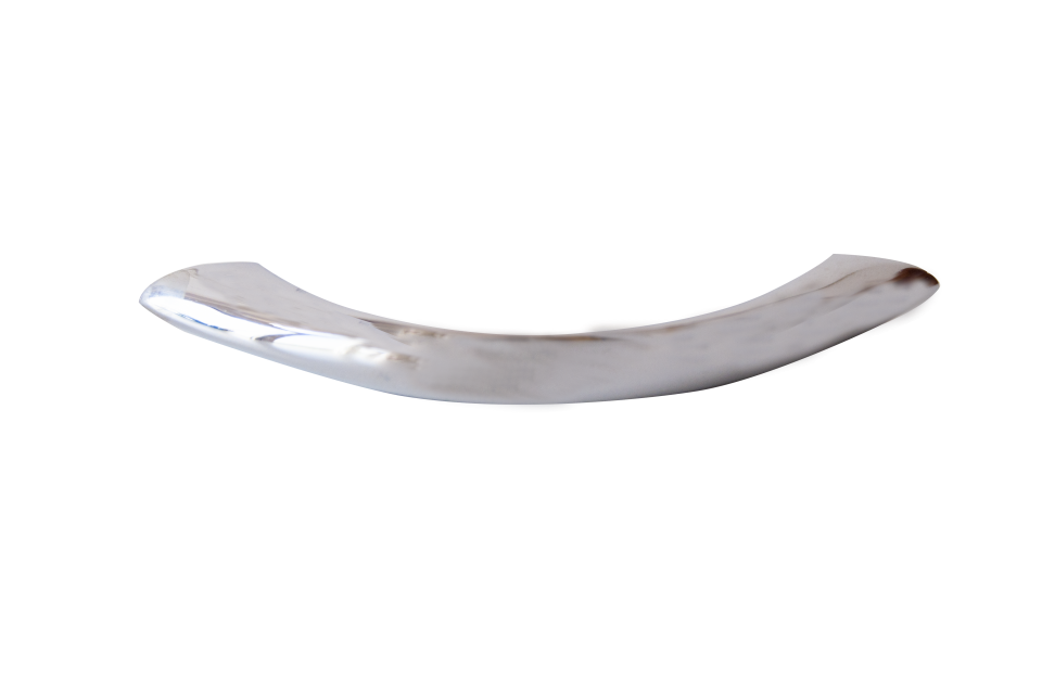 Mâner sertar FLASH cromat cu interax de 128 mm