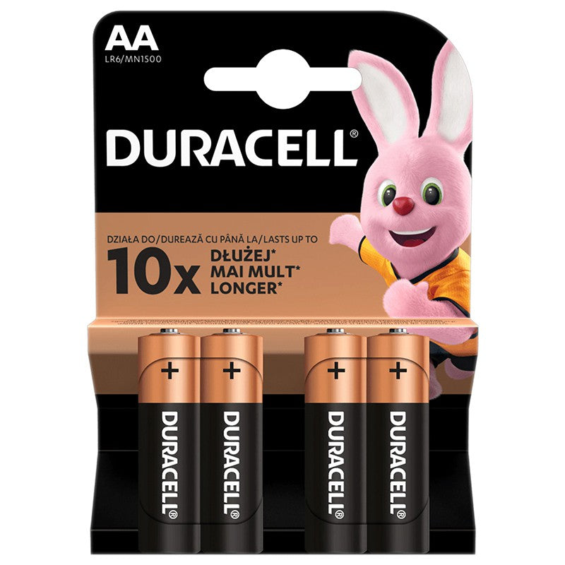 Set baterii alcaline AA LR06 blister 4 bucăți Duracell DUR-MN1500