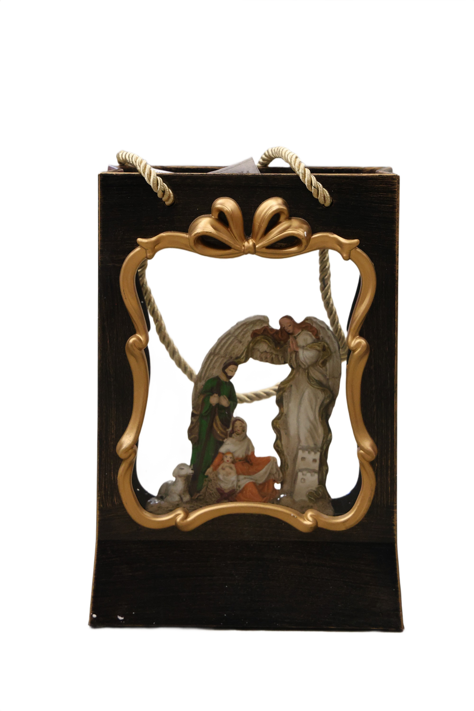 Xmas Ornament Glob Cu Figurina Si Led, 2 Mod