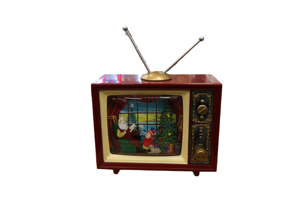 Televizor Rasina Cu Glob Muzical Si Lumina Ab Xmas