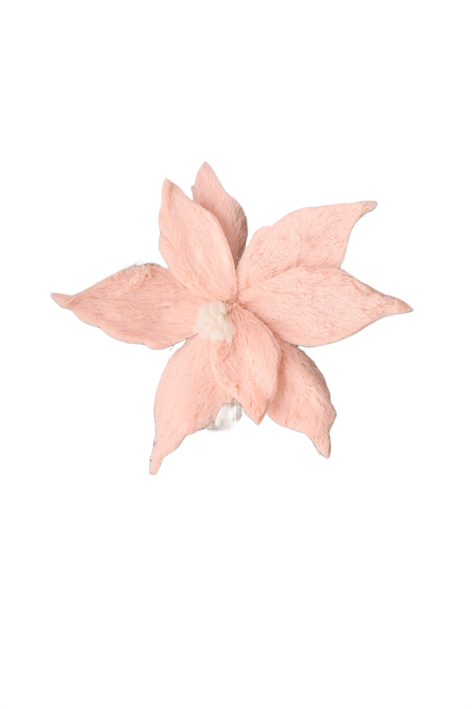 Floare Poinsetia Roz Cu Blanita Xmas