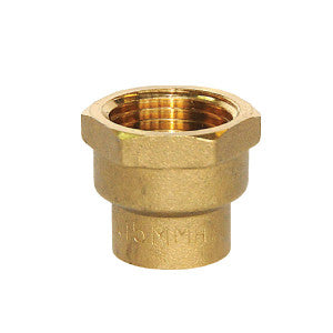 Conector din alamă pentru țeavă de cupru de 18 mm cu filet interior de 3/4 inch