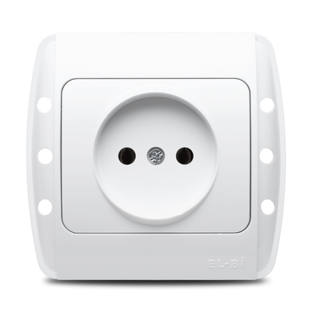 Priză fără contact de protecție 16 A 230 V alb pentru montaj încastrat