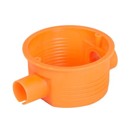 Doză aparat Courbi 08-21020-001 din plastic portocaliu de 64×37 mm pentru montaj încastrat